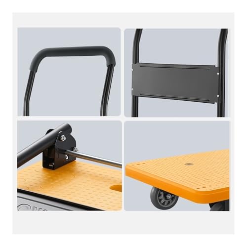 Carretilla plegable portátil con ruedas silenciosas miniatura 5