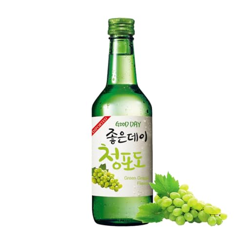 Korean Good Day Green Grape, Beverage Drinks Mixer 12.1fl oz (360ml) - (Pack of 1)