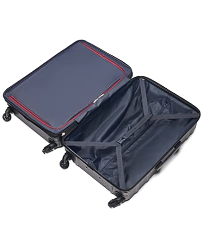 Tommy Hilfiger Lexington Upight Hard Suitcase, Navy, 28