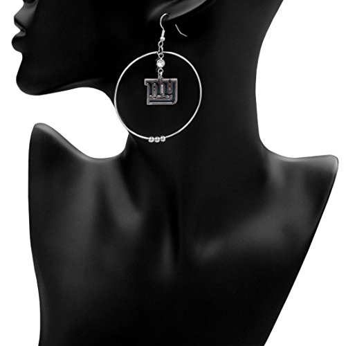 Image of NFL 2-Inch Hoop Earrings