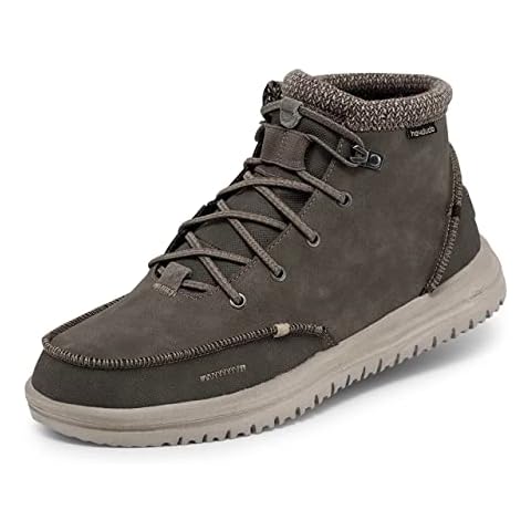 Hey Dude Men's Bradley Moc Toe Boots, Granite, 10 UK Cover