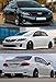Fits for 2009-2013 Toyota Corolla Sedan JDM Wavy Mugen Style Window Visors Rain Guards Deflectors