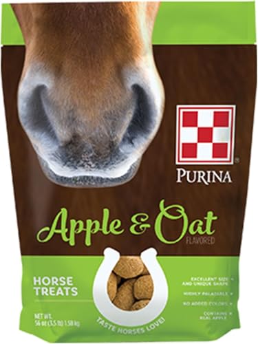 Purina Apple and Oat Flavored Horse Treats, 3.5 lbs (Pack