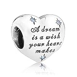 Ochoos Authentic S925 Sterling Silver DIY Jewelry Cinderella's Dream Charm fit Pandora Bracelet Bang