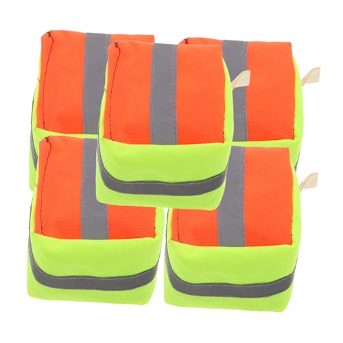 ADOCARN 5 Piezas Bolsas de Reflectantes de Reforzada Interactivos Rellenos Arroz de Exterior y Actividades de Playa