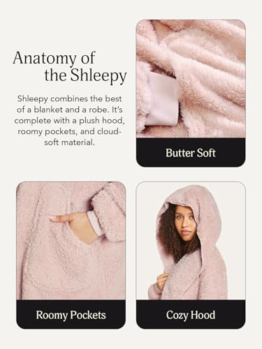 Image of UnHide Shleepy Faux Fur Robe - Lightweight, Soft Wearable Blanket - Polyester Faux Fur - Machine Washable