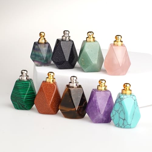 Boho Garden URN Wearable Small Container For Ashes, Memorial Urns Made From Real Crystal Material thumb #4