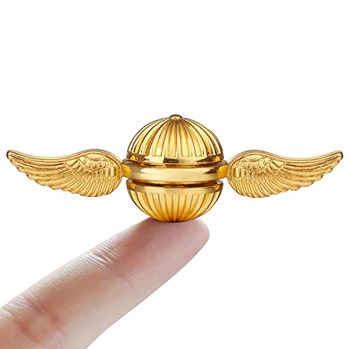 Gold Professional Fidget Spinners Dragon Orb Metal Hand Finger Spinner Gifts for Adults Kids Stress Anxiety ADHD Relief Desk Toy figit Spinner Premium Bearing with Case for Party Favors Supplies