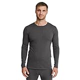 DANISH ENDURANCE Merino Shirt für Herren Dunkelgrau M