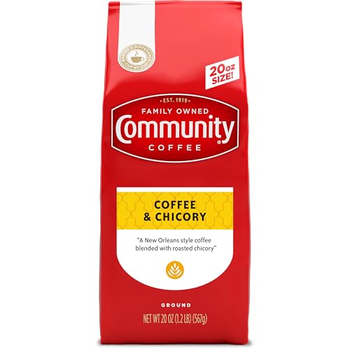 Image of Community Coffee Coffee & Chicory Medium Dark Roast Ground Coffee, 20 Ounce Bag