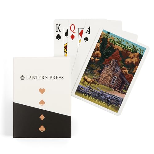 Lantern Press naipes póker Great Smoky Mountains 52 cartas