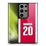 Head Case Designs Officially Licensed Arsenal FC Noni Madueke 2025/26 Players Home Kit 1st Group Gel Armour Case [Military Grade Protection] Compatible with Samsung Galaxy S24 Ultra 5G