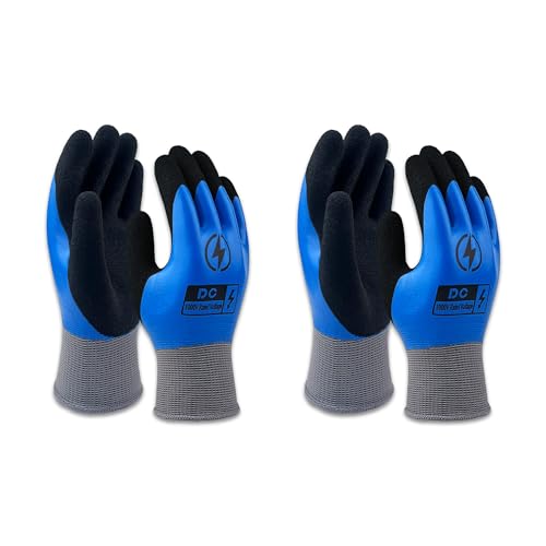 DongChu 2 Pairs Insulated Electrician Gloves 1000V