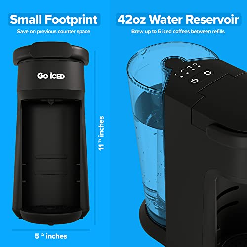 Go Iced Classic – The Ultimate Iced Coffee Maker, Make Delicious And Flavorful Iced Coffee At Home In Less Than 2 Minutes From The Comfort Of Your Home. #TOP6