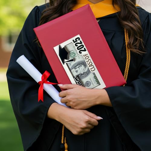 Custom Graduation Money Holder Gifts for Class of 2025 Senior Personalized Wooden Cash Holder for College University3