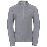 Besteht aus: 100% Polyester Odlo Jungen Midlayer 1/2 Zip Le Tour Pullover, Grey Melange, 164