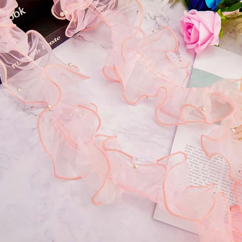 Mousseline plissée romantique pour création de robe - 5