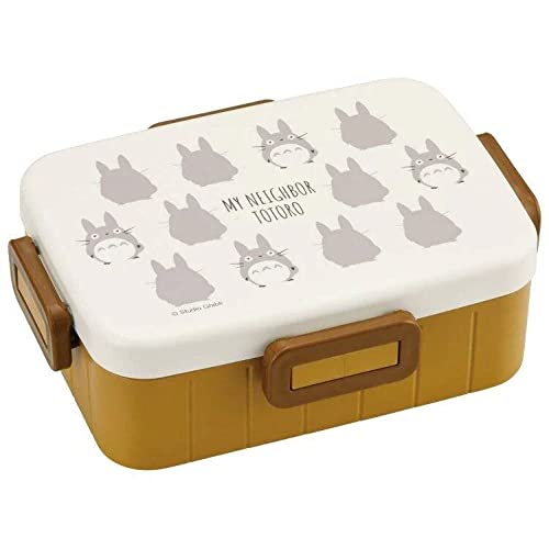 Skater YZFL7AG-A Antibacterial 4-Point Lock, Bento Box, 21.0 fl oz (650 ml), My Neighbor Totoro, Silhouette Ghibli, Made in Japan