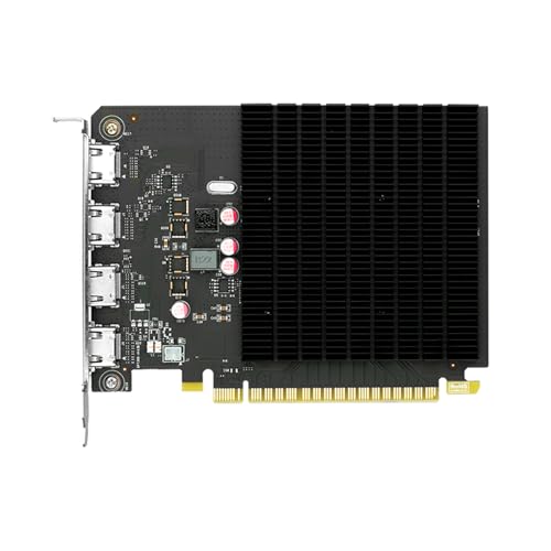 Maxsun GeForce GT 730 4GB Video Graphics Card GPU for Computer PC ITX Single Slot PCI Express 4x HDMI, 4K Quad Monitor M