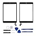 Produktbild Dazone für iPad Mini 1 2 Touchscreen Digitizer Ersatz Glas Display Bildschirm mit IC Chip Home Button und Werkzeug (Schwarz)