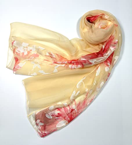 Shanlin Floral Silk Feel Shawl Evening Wrap in Gift Box4