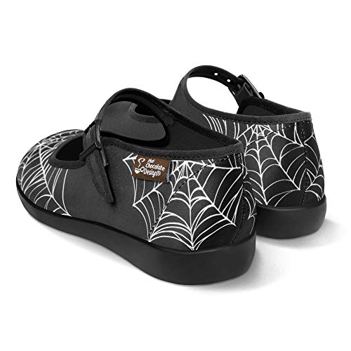 Image of Hot Chocolate Design - Women's Mary Jane Flat Dress Shoes with Adjustable Buckle-Strap