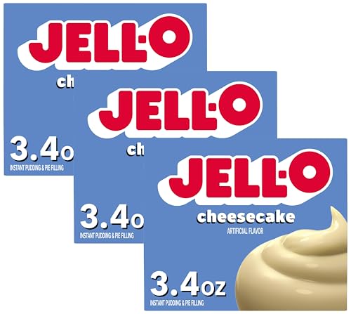 Image of Jell-O Cheesecake Instant Pudding & Pie Filling Mix, 3.4 oz Box (Pack of 3)