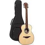  Guitare LAG GLA TRAVEL-SP - Naturel, Acier allié, Bois d\'acajou, Mahogany, Acajou, Acajou, 6 cordes