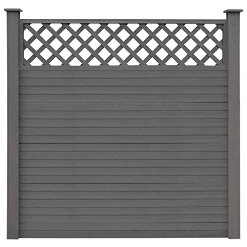 vidaXL 7X Ersatz Zaunbrett WPC 170cm Steckzaun Sichtschutzzaun Paneel System – Bild 4