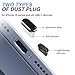 AILOVETECK USB C Dust Plug Cover, 4pcs USB C Port Cover Cap Charging Port Cleaner with Cleaning Kits for iPhone 15 16 17 Series, Samsung Galaxy S23/S22/S21/S20 Ultra, Note 20/10 and All Type C Devices