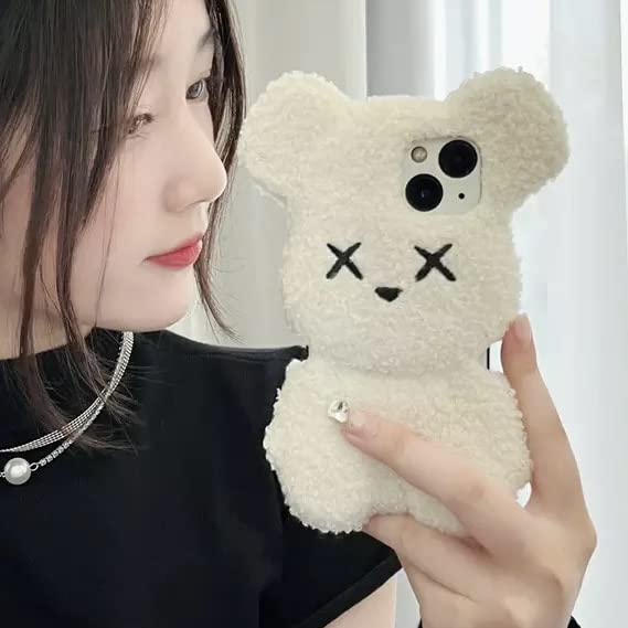 Amazon.co.jp: くま iPhoneケース もこもこ ふわふわ 可愛い くま