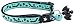 Bats & Stars Halloween Cat Collar with Bell | Safety Breakaway Collar | Adjustable Large Size or Kitten Collar (Large(10lbs & Up), Aqua)