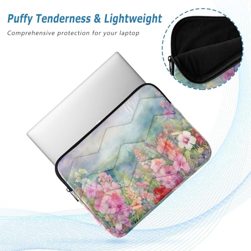 Funda para laptop de 13-14 pulgadas con flores coloridas miniatura 5