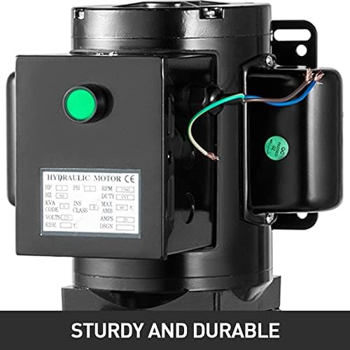 14 Quart Hydraulic Pump Unit – 3 HP, 2950 PSI, 3.5 Gallon Reservoir for 2 & 4 Post Car Lifts, Heavy Duty Auto Repair Jack, Durable Steel Tank Power Supply