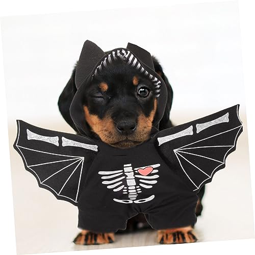 Disfraz decorativo de murciélago para perros y gatos Totority miniatura 3