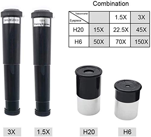 Telescopio refractor portátil YANYO 70mm para principiantes miniatura 6