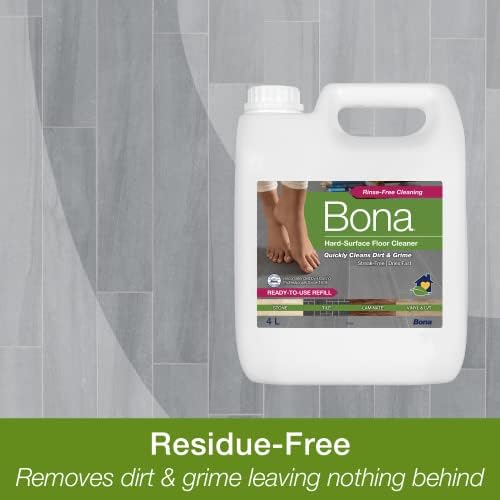Bona Hard-Surface Floor Cleaner Liquid Refill - 4 Litre Refill Bottle