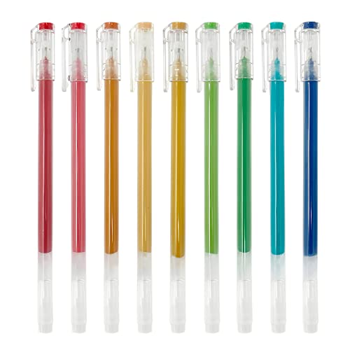 Set de 9 bolígrafos gel de colores 0.5mm