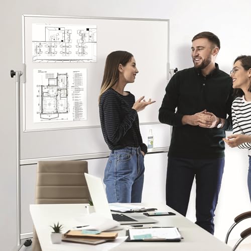 Tableau blanc mobile pour salle de réunion magnetoplan laqué
