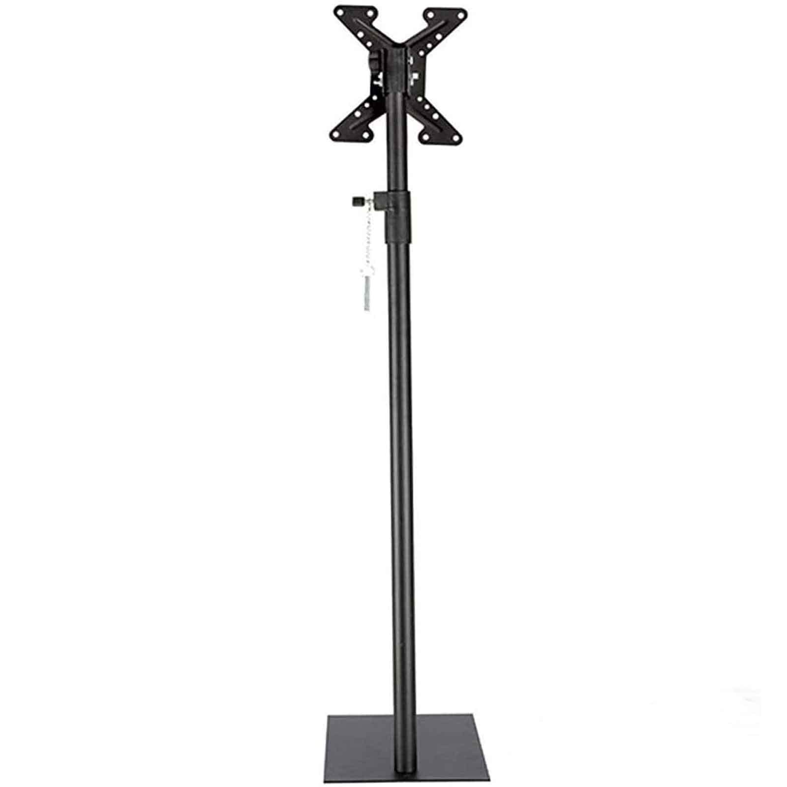 Support TV de sol premium en acier inoxydable robuste pour home cinéma haut de gamme
