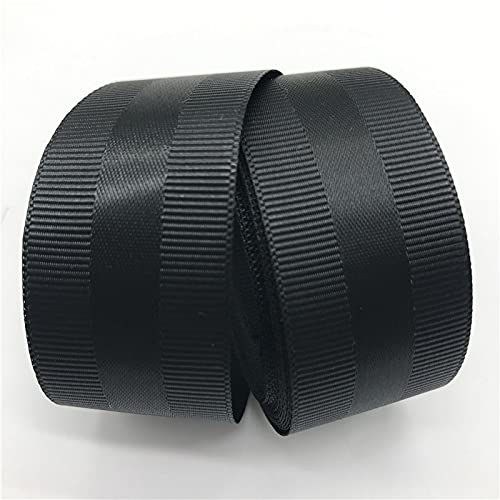 AHUI Cinta de raso con borde de grosgrain de 45 yardas/lote (25 mm) para decoración de bodas de Navidad