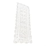 Design ajouré vintage crocheté à la main : finement crochetée à la main avec des motifs creux délicats, cette nappe en coton apporte un charme vintage authentique aux tables à manger, buffets, ou buffets dans les maisons, cafés et espaces événementiels.