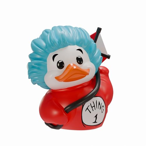 TUBBZ Edizione Collezione: Cat in the Hat – Thing 1 Anatra Cosplay da Collezione in Vinile – Prodotto Ufficiale per i Fan di Dr Seuss