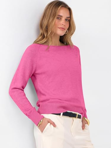 Image of ANRABESS Women Long Sleeve Rolled Neck Fall Lightweight Sweaters Top