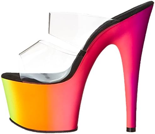 Ellie Shoes Women's 709-spectrum, Clear, 7 M US | Image 7