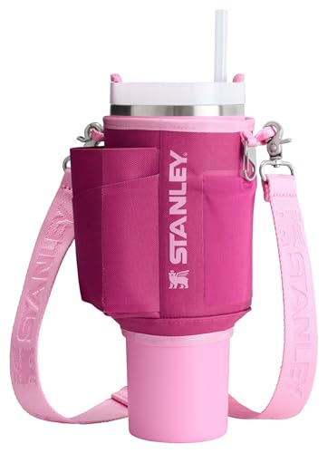 Image of STANLEY All Day Quencher Carry All for 40 oz Tumbler with Handle | Crossbody Bag with Phone Holder Pocket, Card Sleeve & Detachable Strap | Water Bottle Carrier Bag | BPA-Free |