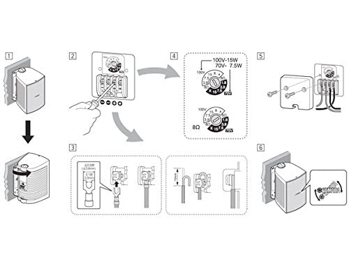 ヤマハ VS4W 小型全天候型スピーカー