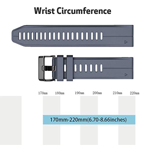 Bracelet gel de silice Garmin Fenix 5S Plus texture souple Premium - 7