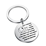 FAADBUK Cartoon Series Gift Dipper Pines Lover Gift Dipper Pines Quote Keychain (Stay Kind Keychain)