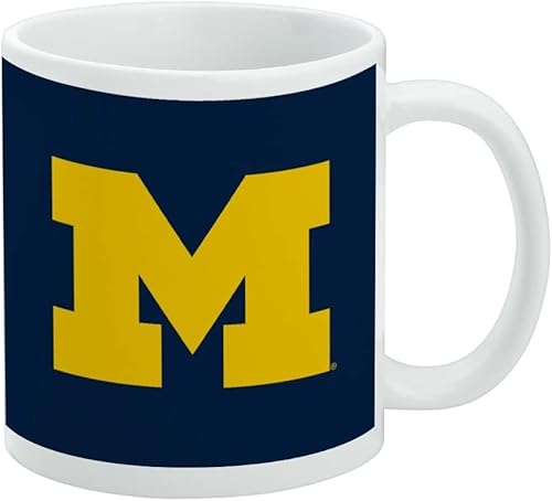 Vista 126 de Taza de cerámica con el logotipo principal de la Universidad de St. John, taza de regalo novedosa para café, té y bebidas calientes, 11oz, blanca